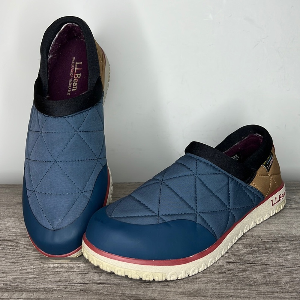 LL Bean Ultralight Primaloft Waterproof Slip-ons Women size 9